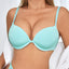 Fluorescent Blue Push-Up Lingerie Set - Women's Bra