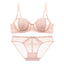 French Style Lace Rabbit Ear Bra Set - Ultra-Thin Anti-Sag Lingerie