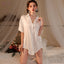 Loose Plus Size Nightdress Shirt - Uniform Style Home Wear