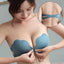 Strapless Non-Slip Beautiful Back Wire-Free Bra - Gathered Support | The Intimaire