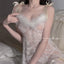 Plush Suspender Lingerie Sexy Perspective Lace Nightdress