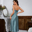 Solid Color Nightgown Lingerie Loungewear Slip Dress
