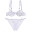French Ultra-thin Pure And Seductive Embroidered Lace Lingerie Set