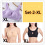 Plus Size Cotton Wireless Bra - Quake-Proof Sleep Top with Removable Pads