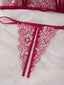Lace Sheer Two-Piece Lingerie Set For Women