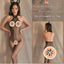 Sexy Lingerie Open-end Passion Transparent Sense Mesh Bodysuit