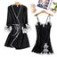 Two-piece nightdress robe