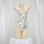 Womens Gold Glossy Bodysuit Sexy Lingerie