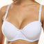 Strapless Plus-Size Bra with Silicone Strips - Half Cup Gathered | The Intimaire