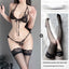 Sexy Lingerie Sexy Three-point Small Breast Size Exaggerating Bra Pure Desire Style Uniform Suit