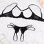 Sexy Lace Bralette Underwire Lingerie Set