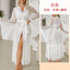 Mesh Lingerie Cardigan Gown - Home Outerwear Robe