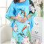 Imitation silk home nightdress