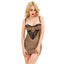 Lace stitching underwire nightdress