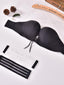 Strapless Drawstring Push-Up Bra - Wireless Seamless Lingerie