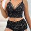 Sheer Lace Sleepwear Set - Ultra-Thin Loungewear Lingerie