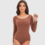 Long Sleeve Shapewear Bodysuit - Seamless Body Shaping Lingerie