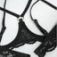 Sexy Lace Bralette Underwire Lingerie Set