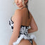 Cow-Motif Holiday Cosplay 3-Piece Lingerie Set For Flirty Seduction