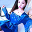 Women's long sleeve silk nightdress