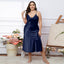 Women's Fashion Ice Silk Nightdress