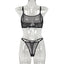 Mesh See-Through Simple Two-Piece Sling Lingerie - European Style
