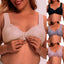 Lingerie Wireless Bra With Front Closure Seamless Camisole With Lace