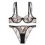 French Ultra-thin Pure And Seductive Embroidered Lace Lingerie Set