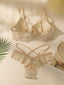 Women's Lingerie Set, Sexy Lace Trim Lingerie Set