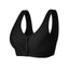 Lace Front Button Soft Cotton Vest Style Strapless Bra - Comfortable Support | The Intimaire