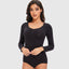 Long Sleeve Shapewear Bodysuit - Seamless Body Shaping Lingerie