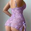 See-Through Lace Love Pure Desire Sling - Ultra Short One-Piece