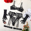 Embroidered Hollow-Out Bra Set Lingerie For Intimate Moments